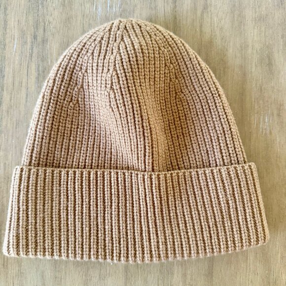 Theory Wool/Cashmere Camel Knit Hat - Picture 2 of 2